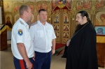 Первый заместитель атамана Евгений Боровков побеседовал с руководителем Миссионерского отдела священником Алексеем Роем