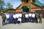 На территории храма прп. Серафима Саровского состоялся Общегородской казачий круг